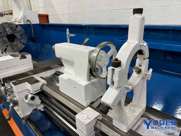 20"/24" x 57" Milltronics #HML2060, engine lathe, 12" gap length, 3" hole, 30-2200 RPM, thread dial, taper - Image 2