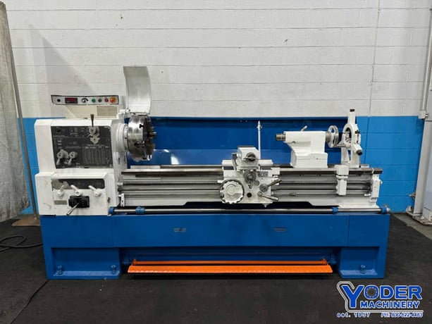 20"/24" x 57" Milltronics #HML2060, engine lathe, 12" gap length, 3" hole, 30-2200 RPM, thread dial, taper - Image 6