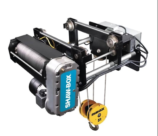 10 Ton, Shaw-Box #WC3M, hoist / trolley, 20/50 FPM, 460 V., new - Image 3