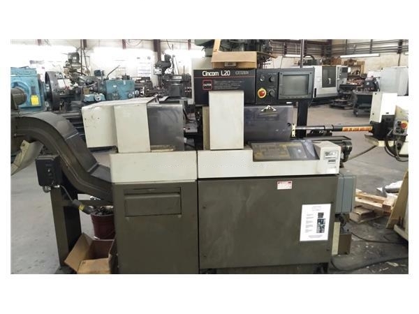 Citizen #Cincom-L20, CNC swiss screw, 20mm capacity, 10k RPM, Mitsubishi Control, live tool, sub spindle, 12' - Image 1