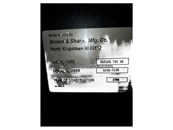 Brown & Sharpe #Reflex-765-2R, coordinate measuring machine, 28" X, 24" Y, Micro Xcel, assorted studs & - Image 3