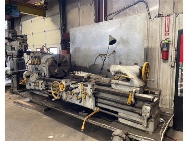 15" x 96" American #24" engine lathe, 3-Jaw 24" chuck - Image 1