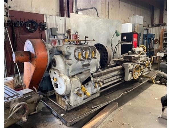 15" x 96" American #24" engine lathe, 3-Jaw 24" chuck - Image 2
