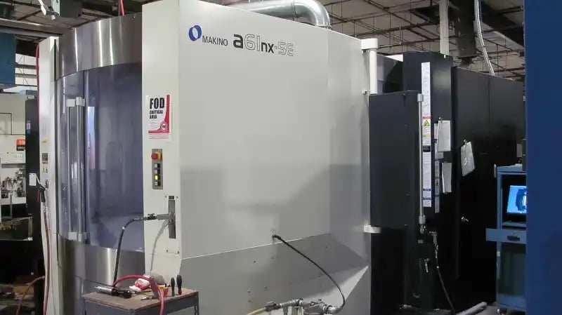 Makino #A61NX-5E, 60 automatic tool changer, 28.7" X, 28.7" Y, 26.8" Z, 24000 RPM, HSK-A63 taper, 80 HP - Image 3