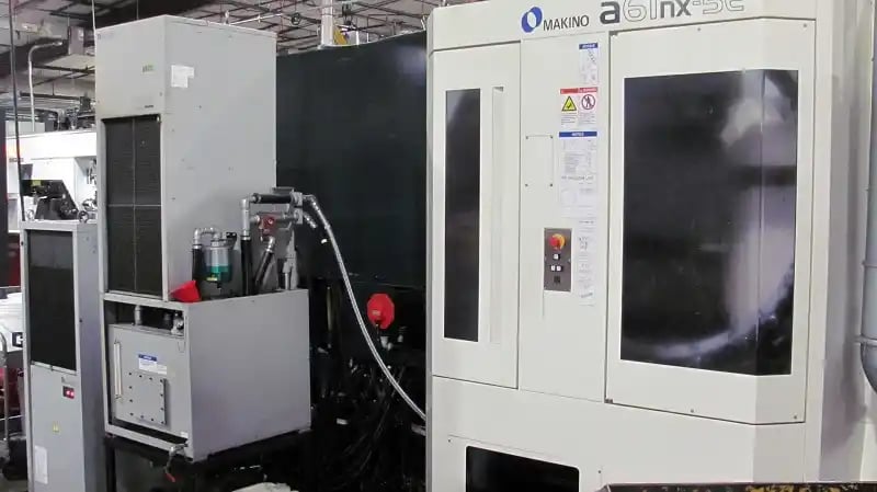Makino #A61NX-5E, 60 automatic tool changer, 28.7" X, 28.7" Y, 26.8" Z, 24000 RPM, HSK-A63 taper, 80 HP - Image 5
