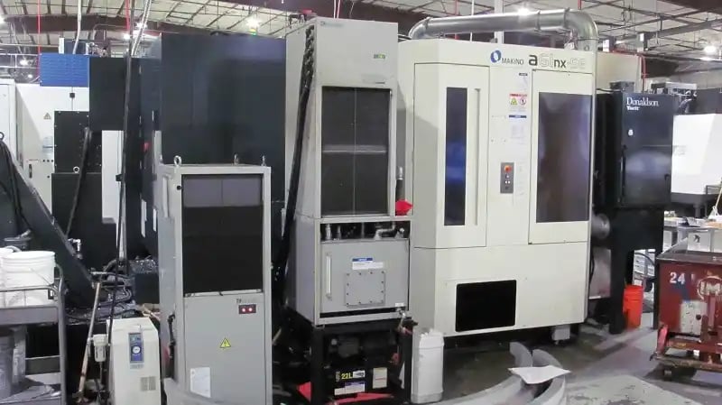 Makino #A61NX-5E, 60 automatic tool changer, 28.7" X, 28.7" Y, 26.8" Z, 24000 RPM, HSK-A63 taper, 80 HP - Image 8