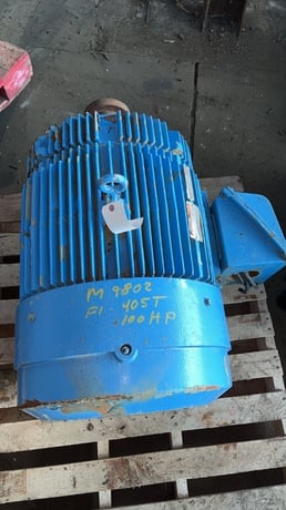 100 HP 1785 RPM Reliance, Frame 405T, TEFC, 1.15 service factor, w/pump - Image 2