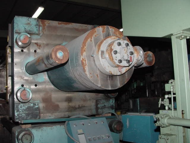 500 Ton, 50" x 40", up-acting, 72" daylight, 50" stroke, 50 HP hydraulic unit, 6" posts, 1987, #18 - Image 2