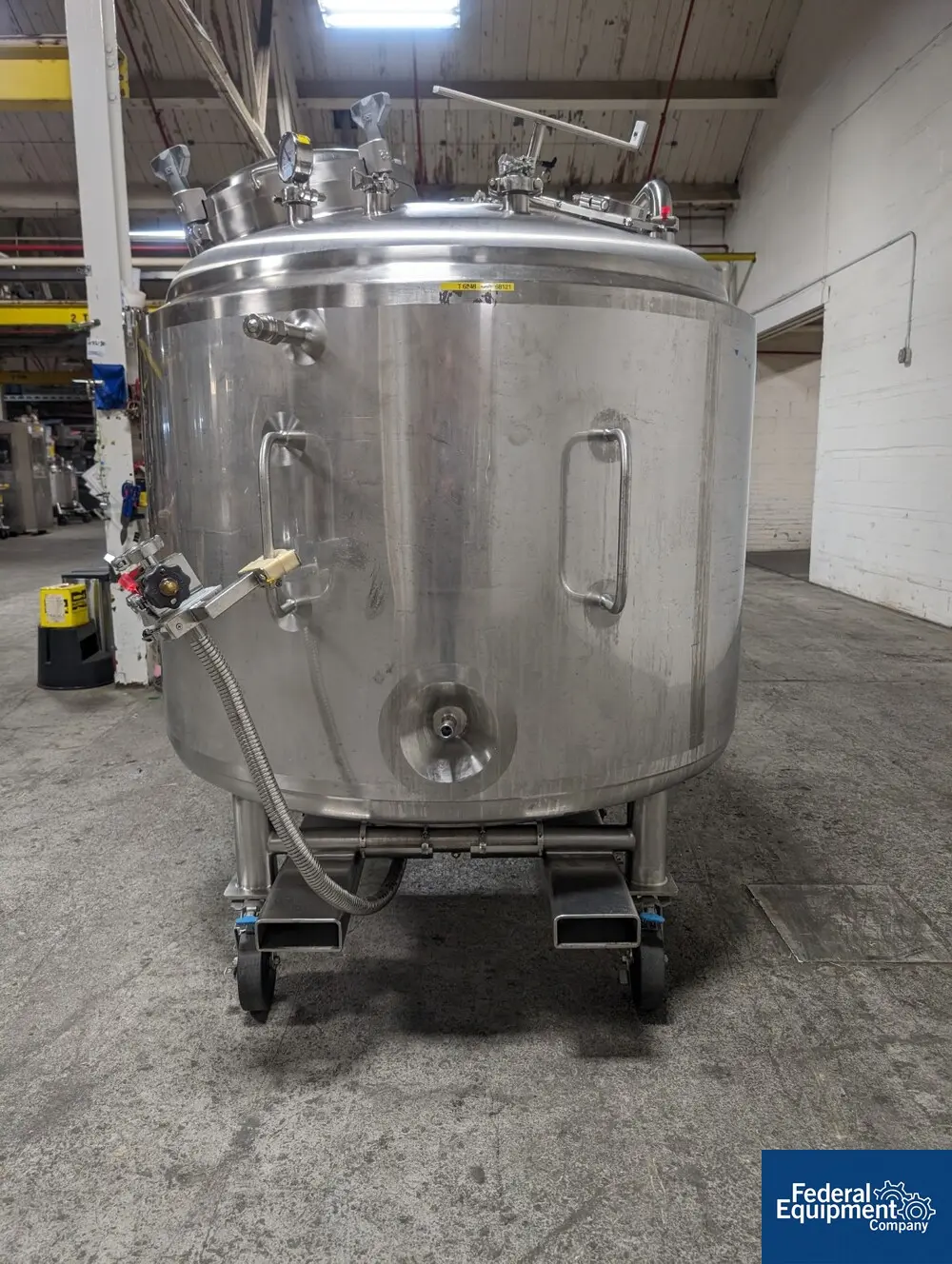 317 gallon DCI Reactor, Hastelloy C22, 45 psi and full vacuum @ 350&deg;F internal, jacketed for 150 psi and - Image 4