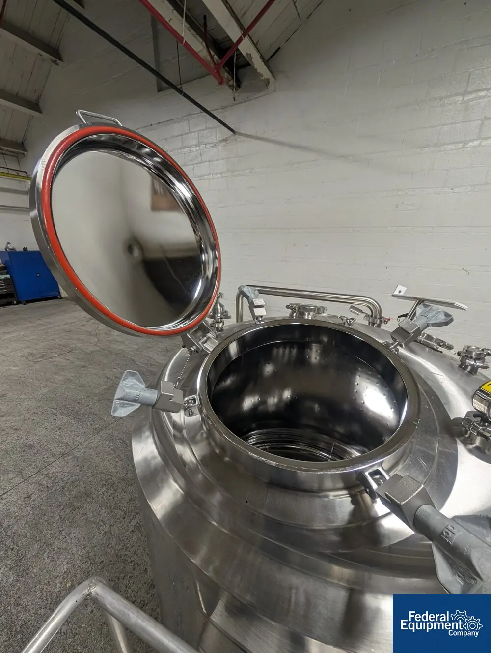 317 gallon DCI Reactor, Hastelloy C22, 45 psi and full vacuum @ 350&deg;F internal, jacketed for 150 psi and - Image 7