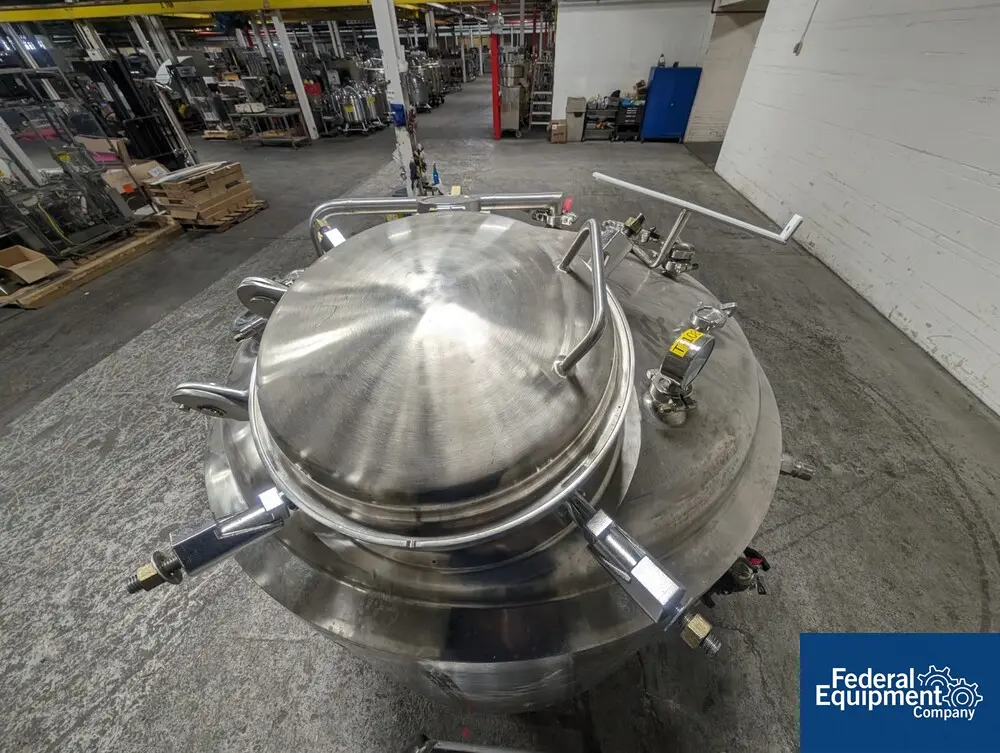 317 gallon Precision Stainless Reactor, Hastelloy C276, 52" dia x 33" straight side, 45 psi @ 350°F - Image 7