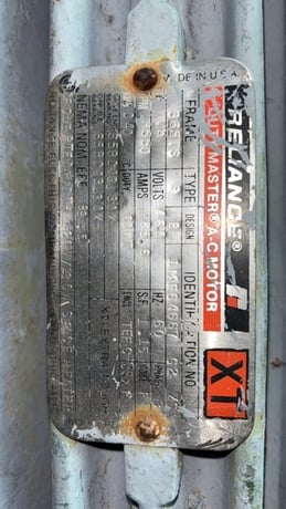 75 HP 3550 RPM Reliance, Frame 365TS, TEFC, 460 Volts - Image 2