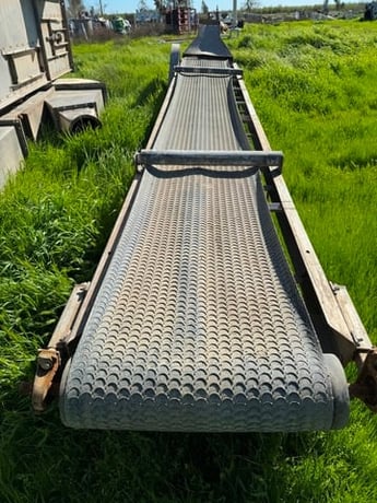 22" wide x 16' long, Doyle, Stainless Steel belt conveyor, heavy duty rubber belt, 3 HP - Image 5