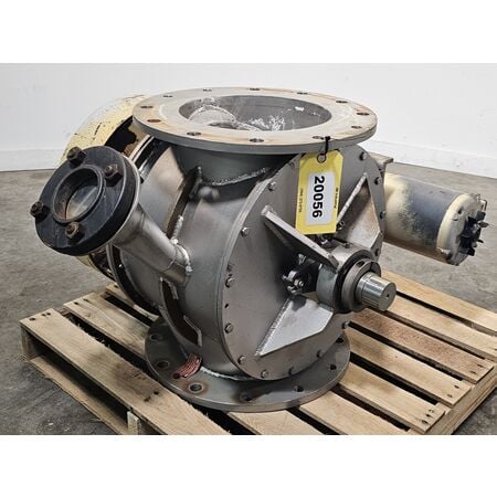 12" Young Industries #12-IN-HC, Stainless Steel rotary conveyor valve, 1 HP - Image 2