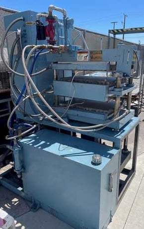 50 Ton, Wabash #PC50-2418-4TM, Platen Press, 24 x 18 Electric Heated, 9600 watts - Image 4