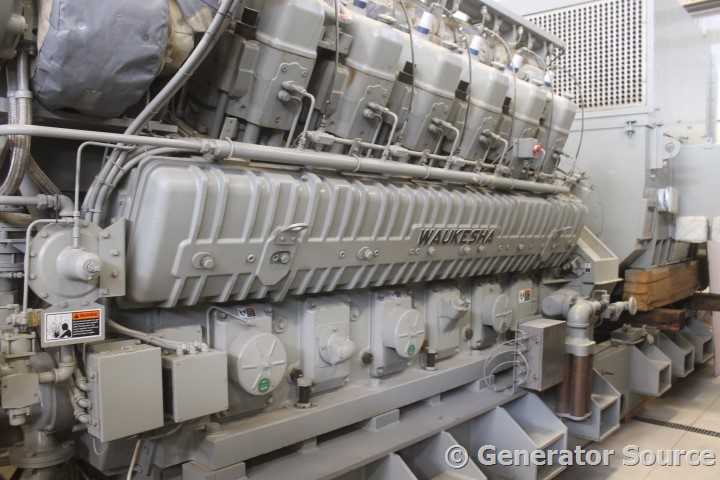 4200 KW Waukesha #12V-AT27GL, Natural gas generator set, 12470 Volts, new surplus, 2004 - Image 6