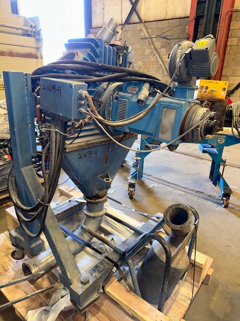 Buss, hot cut pelletizer package, 2 blade rotor, multiple die plates, 12.5 KW 460 V. motor - Image 3