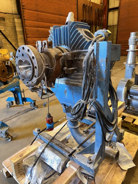 Buss, hot cut pelletizer package, 2 blade rotor, multiple die plates, 12.5 KW 460 V. motor - Image 5