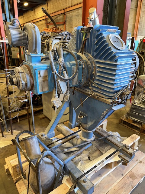 Buss, hot cut pelletizer package, 2 blade rotor, multiple die plates, 12.5 KW 460 V. motor - Image 8