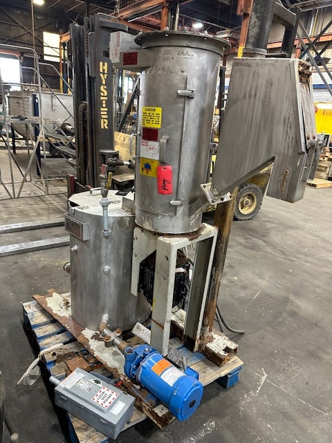 Gala #6, underwater pelletizer system, including spin dryer, die plate w/cutter assembly - Image 4