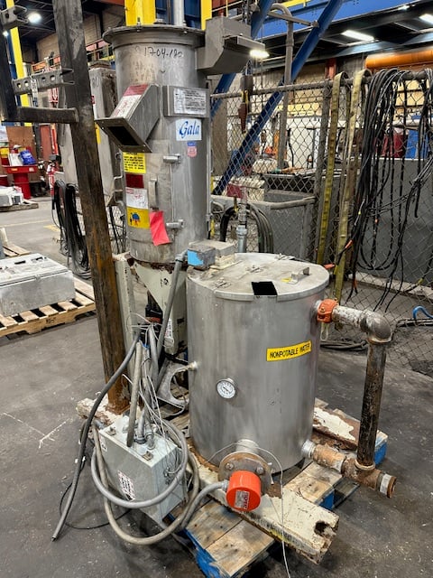 Gala #6, underwater pelletizer system, including spin dryer, die plate w/cutter assembly - Image 7