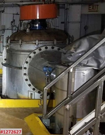 86 sq.ft. Luwa #NL850-3150-10, 316 Stainless Steel contacts, vertical, crystallizer, 2-stage steam jet - Image 2