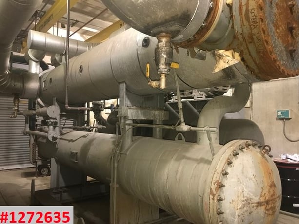 200 Ton, GEA-FES Chiller package #TR200-DR-DX, screw compressor model W-52, R-22,500 HP, 2004, #1272635 - Image 2