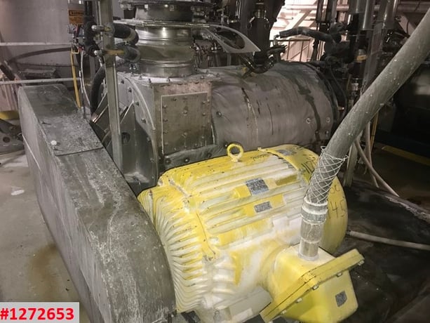 Hosokowa-Bepex #TJS-30-60 Turbulizer, Hi intensity continuous mixer, 316 Stainless Steel, jacketed, 30" dia. - Image 4