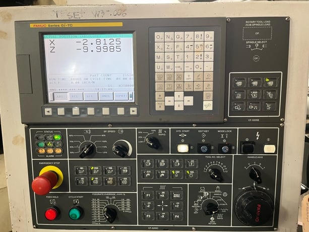 Yama Seiki #GS-460L, 29" swing x 79" CC, 8" spindle bore, 24" chuck, Fanuc Oi, 50 HP, 12 station turret - Image 4