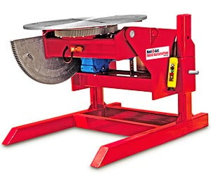 10000 lb. RDA #AHVP100-6, welding positioner, adjustable height, 360° rotation - Image 1