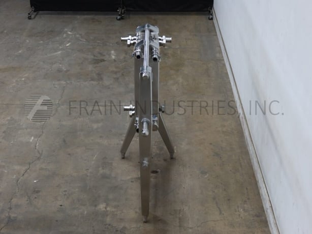120 sq.ft., APV Paraflow, Stainless Steel, plate & frame heat exchanger, flow rate of 1-45 GPM - Image 3
