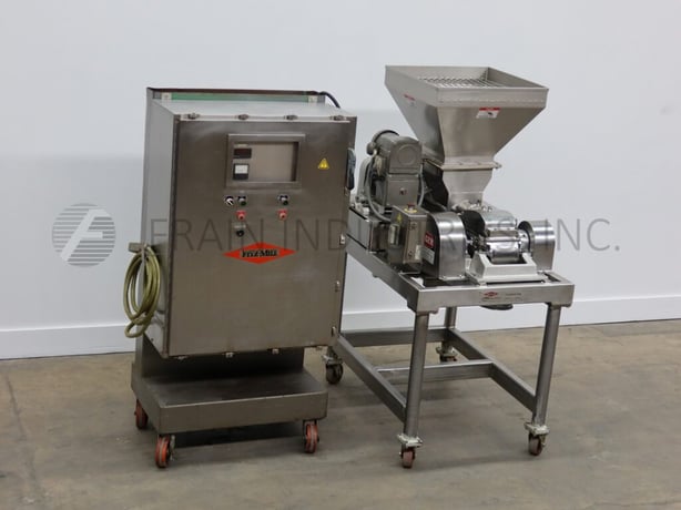 Fitzpatrick #DAS06, 316 Stainless Steel hammermill, jacketed chamber cover, 16 fixed Stainless Steel knife / - Image 5