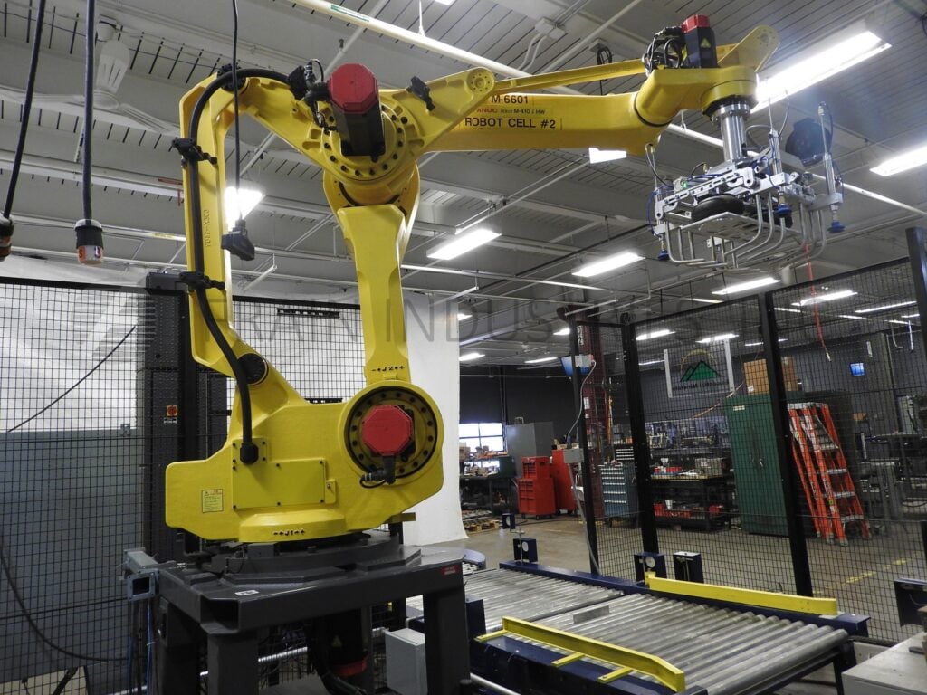 Fanuc, m- 410ic/110, bag palletizer, 4 axes, articulated rotary joint, servo driven, robotic, pic-n-place arm - Image 2
