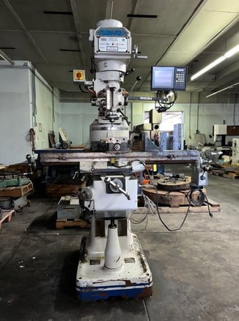 Meehanite #100-1949/Turn-Pro, vertical mill, 9" x49" servo power table, Anilam Wizard, 1998 - Image 1