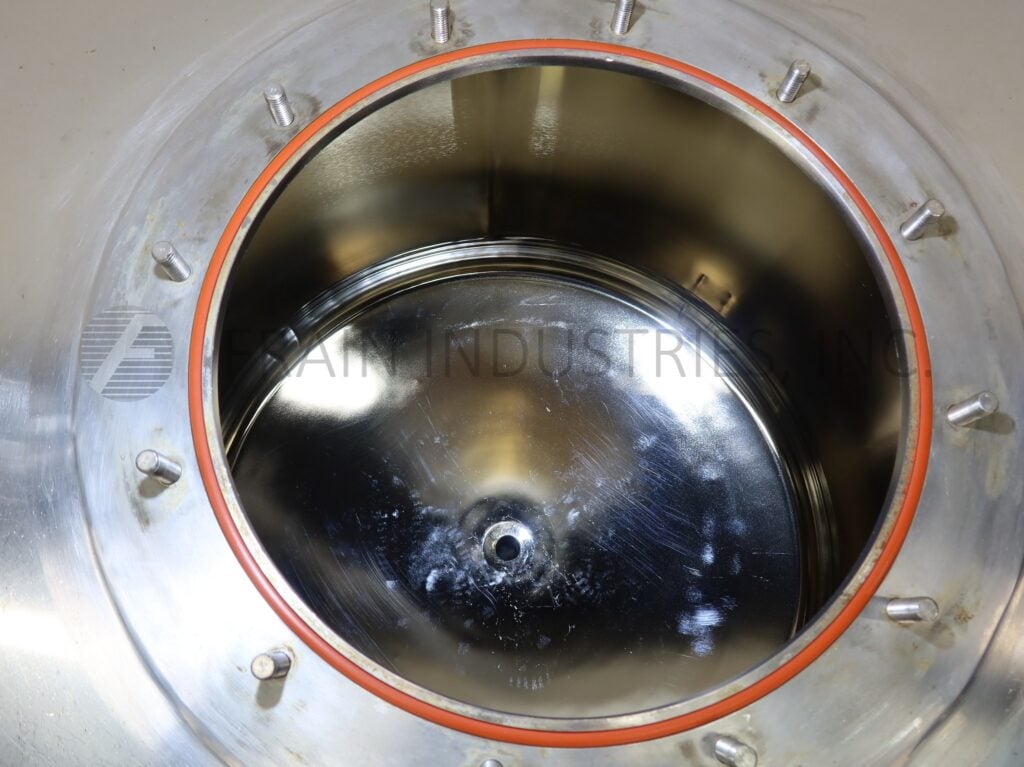 300 gallon JV Northwest, 316 Stainless Steel, internal pressure tank, 46" dia x 48" deep with a 40" straight - Image 2