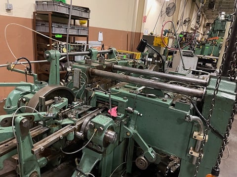 Nilson #4-T, 4-slide wire forming, 1/4" wire diameter, 16" standard feed length, 35-105 SPM - Image 1