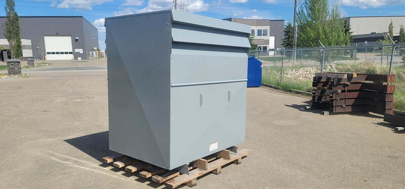 225 KVA 4160Y/2402 Primary, 600 Secondary, Hammond, auto transformer, dry, Nema 3R - Image 9