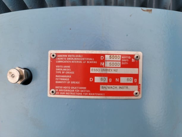 480 HP 1194 RPM ABB M2BA355MLA6B3, Frame 355M/L, TE, cast iron frame, 440 Volts, new - Image 3