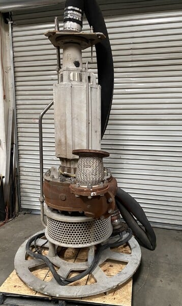1400 GPM @ 80' TDH, Lawrence #KA01-06-EE92381, vertical cantilever submersible slurry pump - Image 4