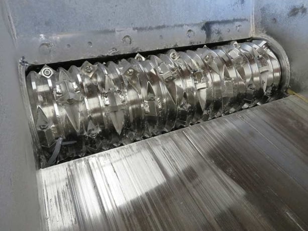 Vecoplan #RG42/60XL, single shaft shredder, 15 rotor w/double row of 48 total cutters, 2008 - Image 2