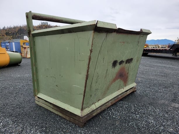 Chip Bin, 90" L x 94" width x 98" H outer dims. - Image 1