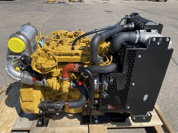 115 HP Caterpillar #C3.4B, Engine Assembly, new surplus - Image 1