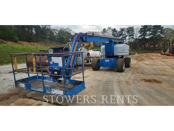 Genie Industries #Z80DX, boom lift, 8' platform, 4851 hours, S/N Z8014-4939, 2014 - Image 1