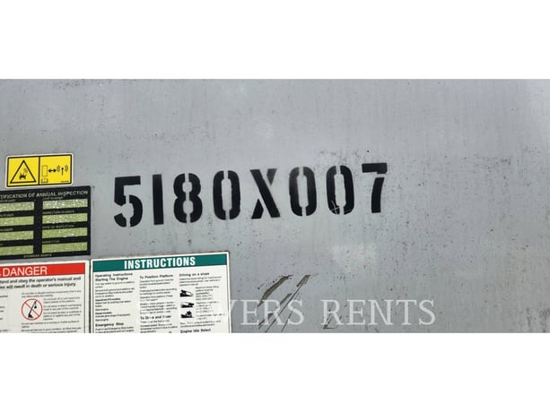 Genie Industries #Z80DX, boom lift, 8' platform, 4851 hours, S/N Z8014-4939, 2014 - Image 5