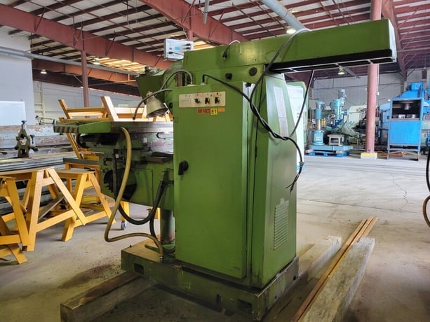 Darbert Machinery #4573, Milling Machine, 12" x52" table, 15 HP - Image 7