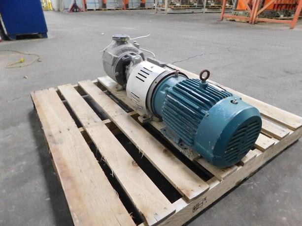 Flowserve / Durco #MK3, self primer pump, 5 HP, 3505 RPM, 316 Stainless Steel, 3 phase, new - Image 6