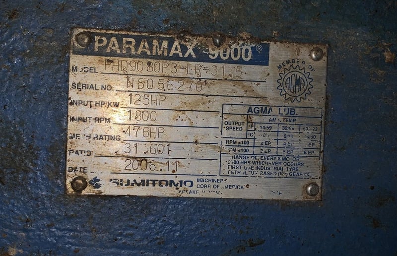 Thune #SP45SL, Dewatering Screw - Image 3