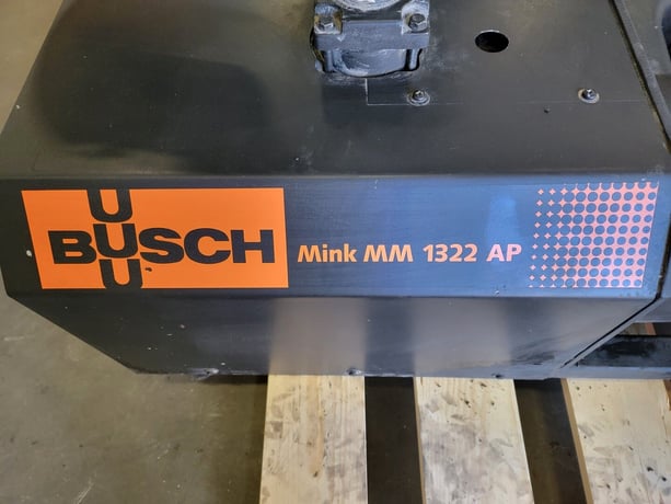 200" acfm Busch #Mink- MM-1322-AP, 16.9-28.6 hp, Dry Claw Compressor, 29 psig, 3600 RPM, 2" NPT gas outlet - Image 3