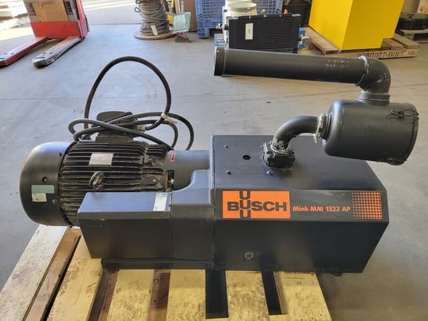 200" acfm Busch #Mink- MM-1322-AP, 16.9-28.6 hp, Dry Claw Compressor, 29 psig, 3600 RPM, 2" NPT gas outlet - Image 8