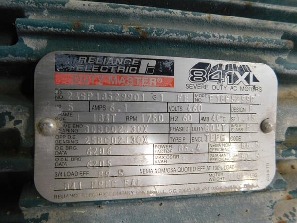 Wright Flow #CP30/0069, 5 HP, 1750 RPM, (2) 1-7/8" inlet/outlet, 12 bar, 460 V. - Image 7